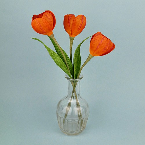 Tulipe en papier. Tulipe en papier.