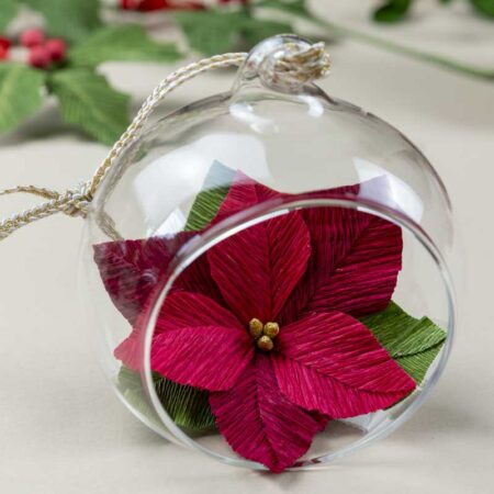 Boule de Noël (poinsettia)