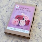 Kit d’initiation à la création de fleurs en papier (la rose).