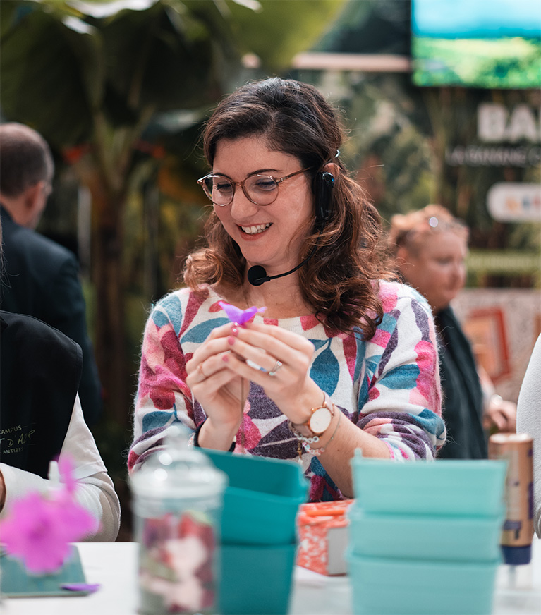 Ateliers de création de fleurs en papier crépon